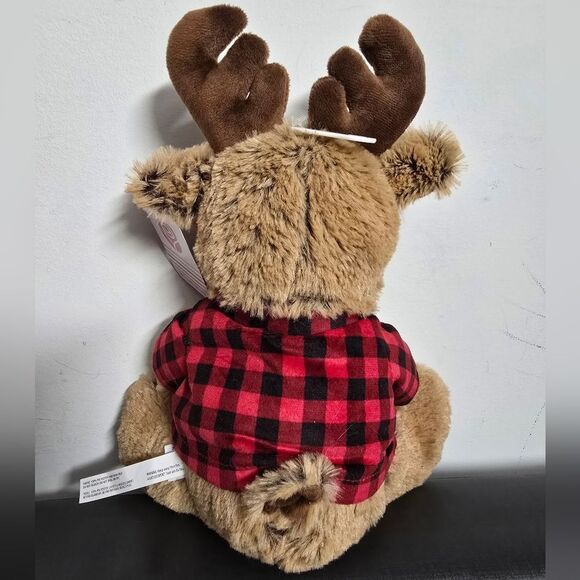 Merry Christmoose American Greetings Moose Plush Stuffed Animal Christmas Holder - Picture 2 of 5